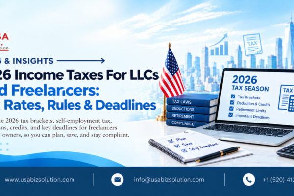 LLC and freelancer income taxes, deductions, and filing rules