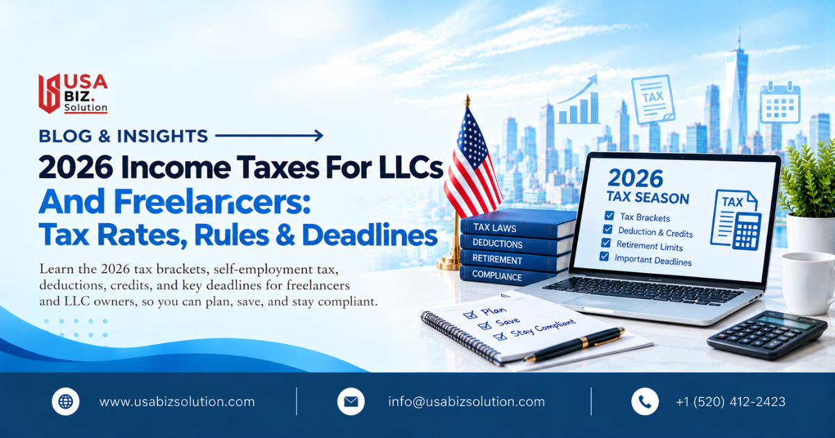 LLC and freelancer income taxes, deductions, and filing rules