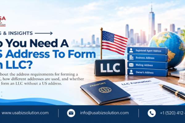 US LLC address requirements for non-US residents