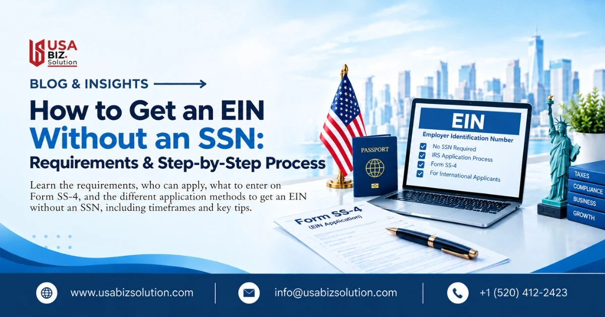 EIN without an SSN requirements and application process