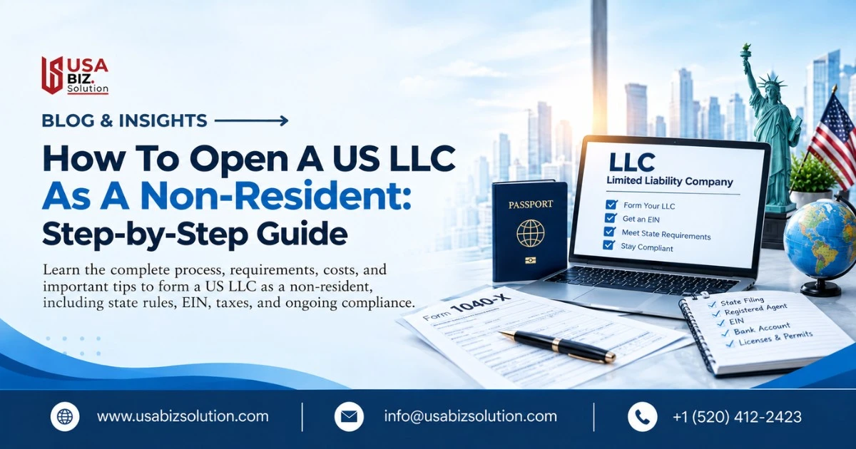 US LLC formation for non-residents guide